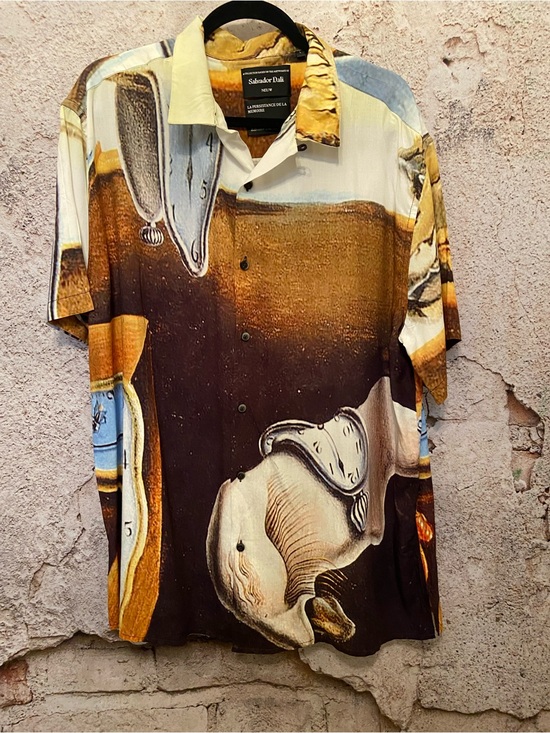 Neuw Salvadore Dali Other - MENS Neuw Salvador Dali Melting Clock Viscose Dress Shirt